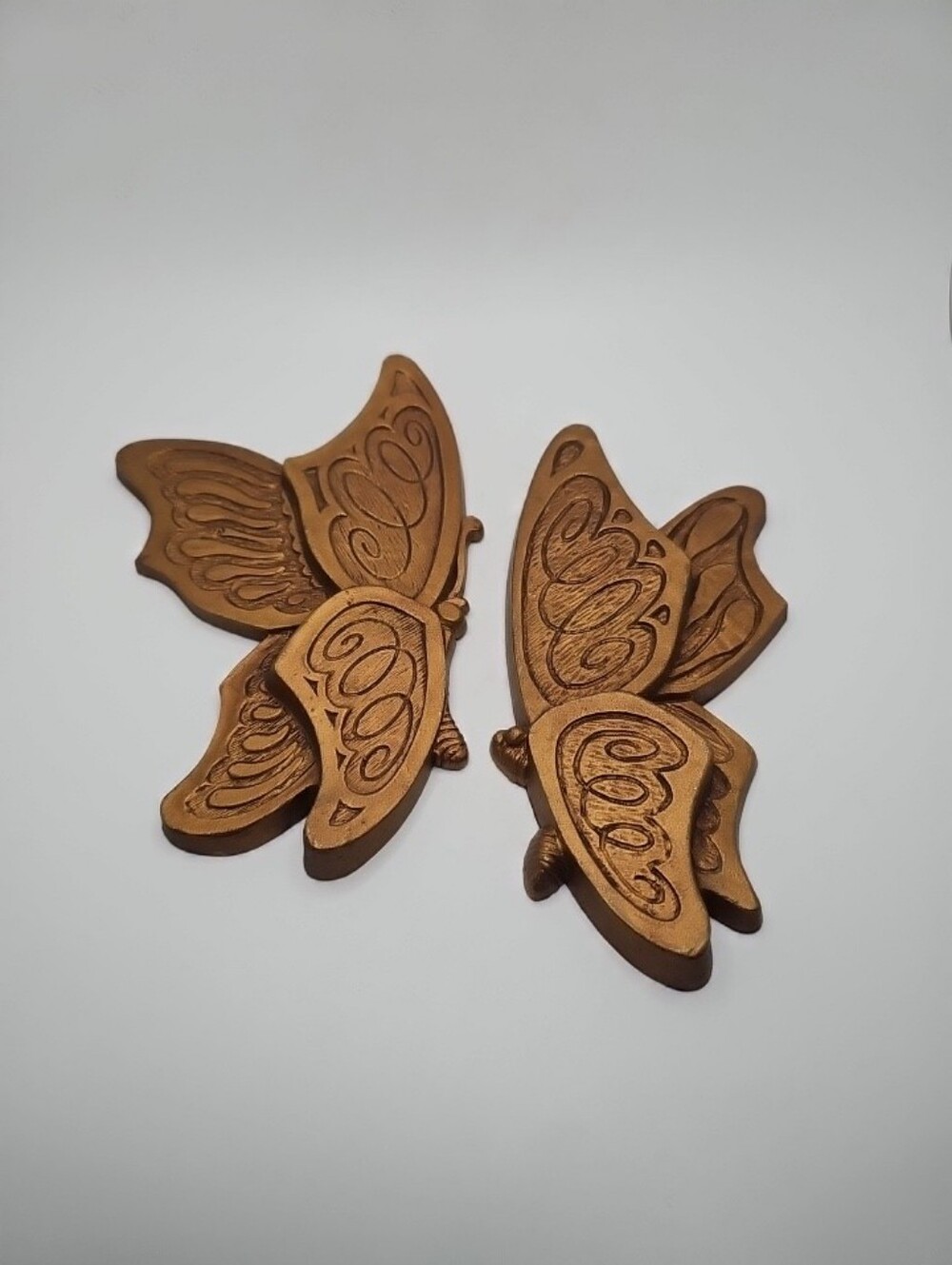 Vintage 1970's Butterfly Wall Plaques
